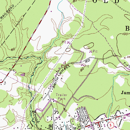 Topographic Map of Faith Lighthouse, ME
