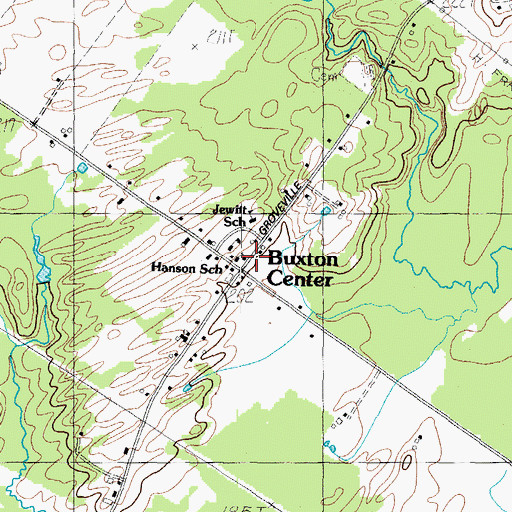Topographic Map of Tory Hill Meeting House, ME