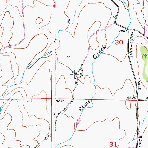 Topographic Map of Hartsel Ranch, CO