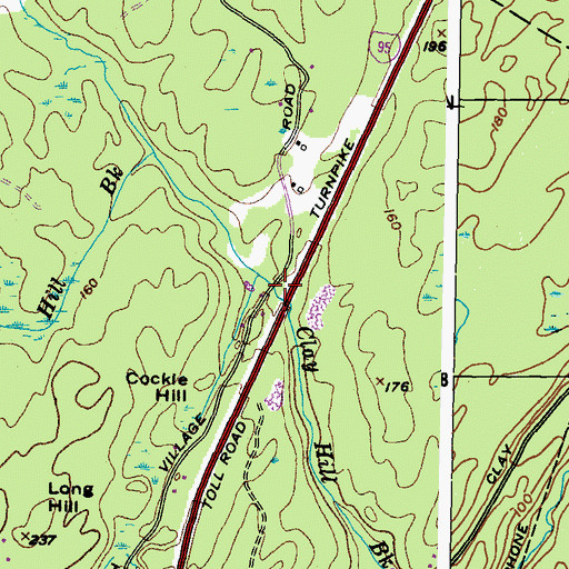 Topographic Map of Wilson Bridge, ME