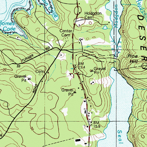 Topographic Map of Auto Museum, ME