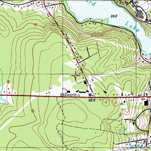 Topographic Map of Downeast Health Services, ME