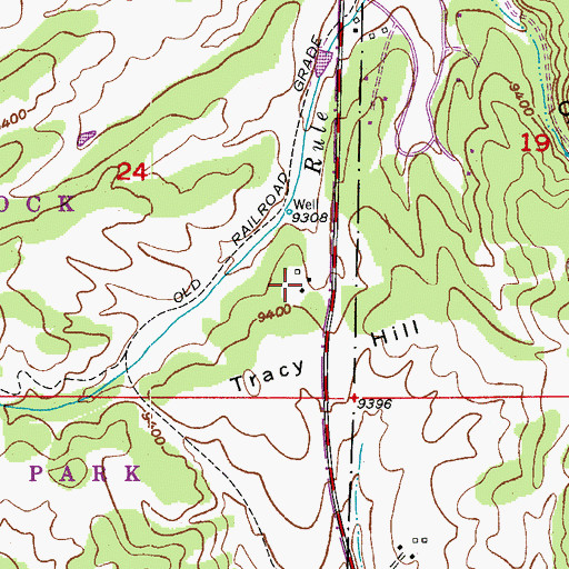 Topographic Map of Geer Ranch, CO
