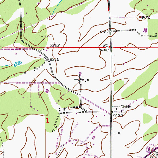 Topographic Map of Altitude Ranch, CO