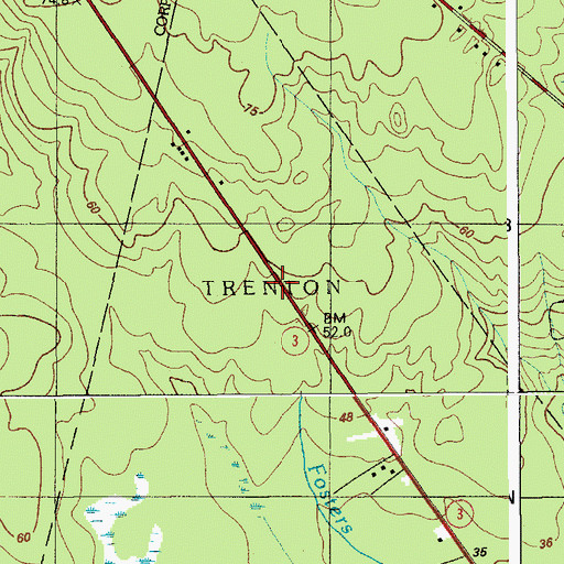 Topographic Map of Life Christian Academy, ME