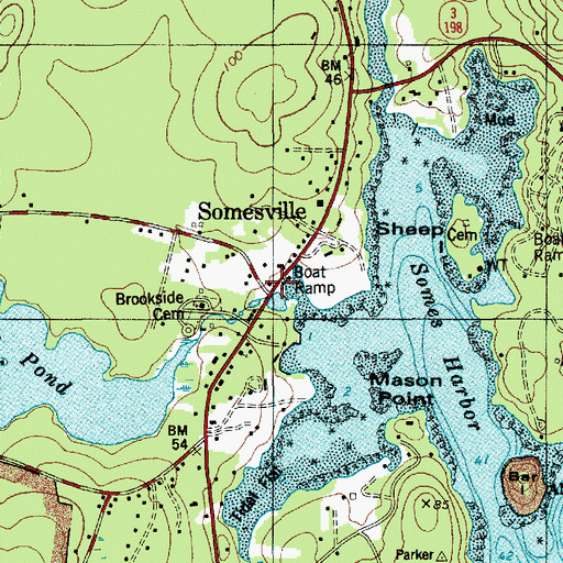 Topographic Map of Mount Desert Museum, ME