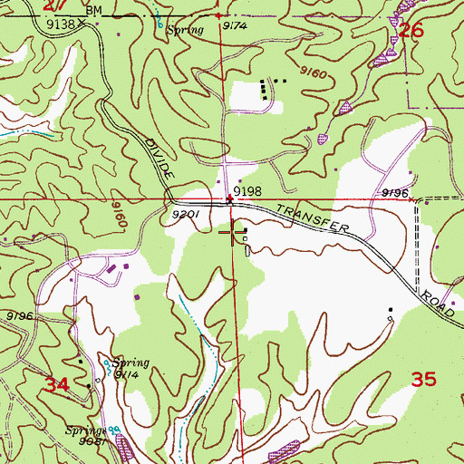 Topographic Map of Bessie-Helen Ranch, CO