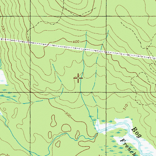 Topographic Map of Sams Heath, ME