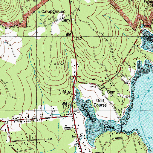 Topographic Map of Wendell Gilley Museum, ME