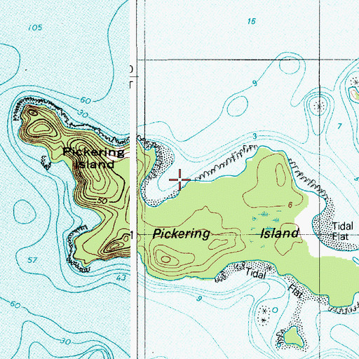 Topographic Map of Western Cove, ME