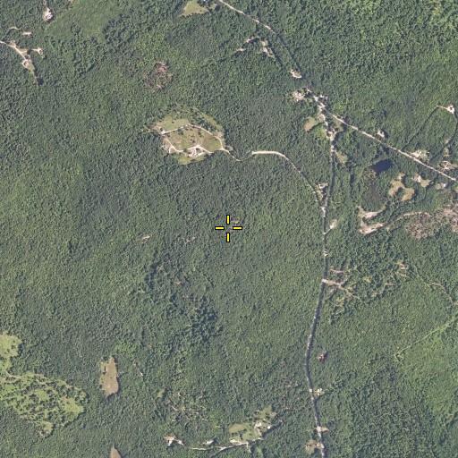 Aerial/Satellite Image of Decker Mountain, ME
