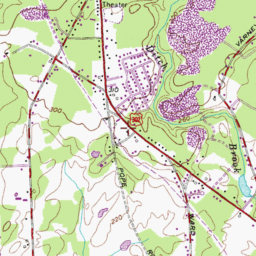 Topographic Map of Gates Hill (historical), ME