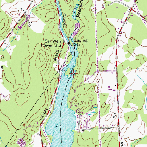Topographic Map of Gillman Island, ME