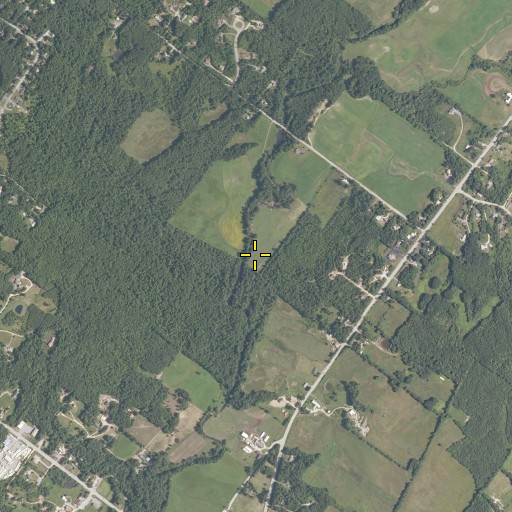 Aerial/Satellite Image of Haskell Brook, ME