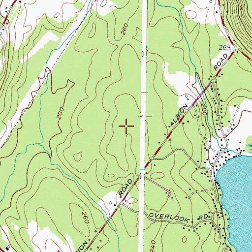 Topographic Map of Kimball Hill, ME