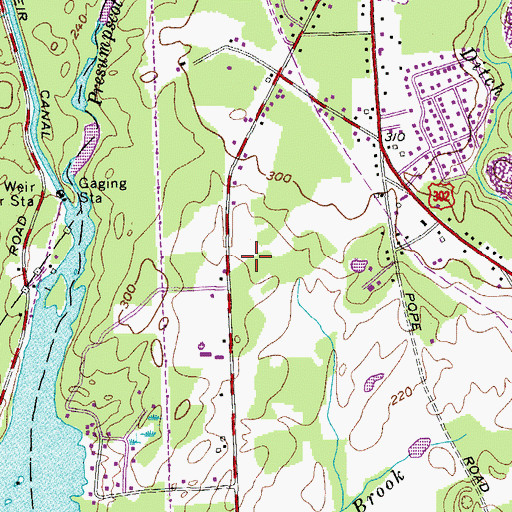 Topographic Map of Saint Anns Episcopal Church, ME