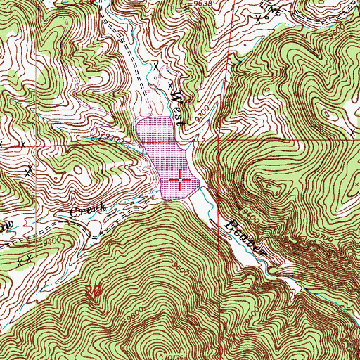 Topographic Map of Willow Creek, CO