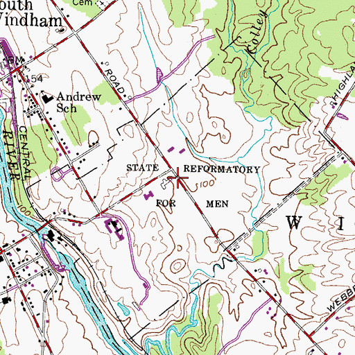 Topographic Map of State Reformatory for Men, ME