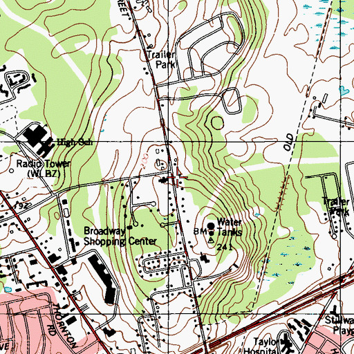 Topographic Map of The Church of Jesus Christ of Latter Day Saints, ME