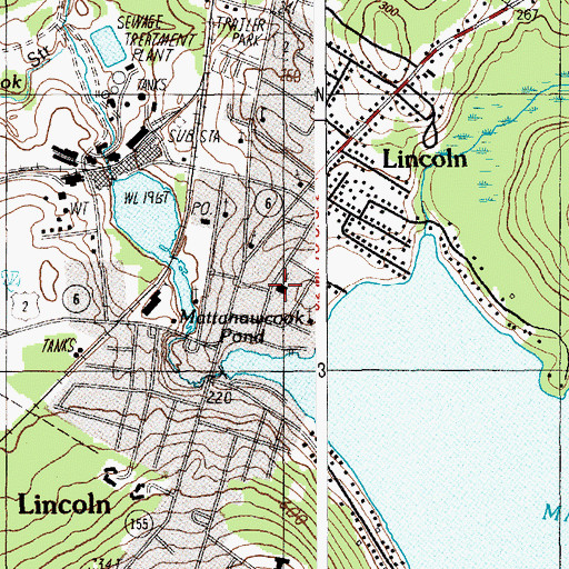 Topographic Map of Congregational Church, ME