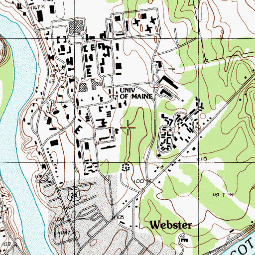 Topographic Map of Forestry Greenhouse, ME