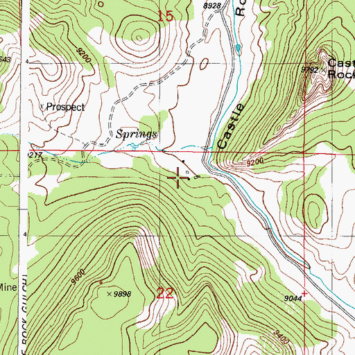 Topographic Map of Wilmot Ranch, CO