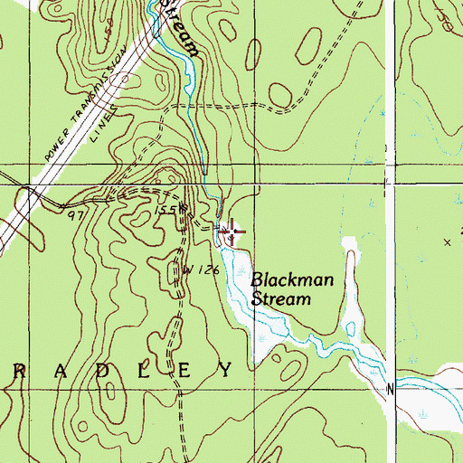 Topographic Map of Leonards Mill Living History Site, ME