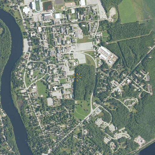 Aerial/Satellite Image of Libby Hall, ME
