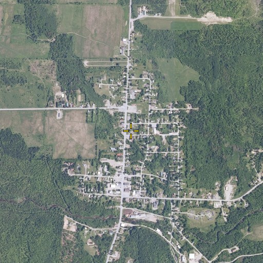 Aerial/Satellite Image of Patten Primary School, ME