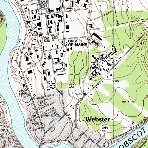 Topographic Map of South Annex C, ME