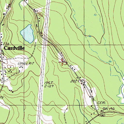 Topographic Map of United Pentecostal Church, ME