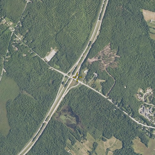 Aerial/Satellite Image of Interchange 50, ME