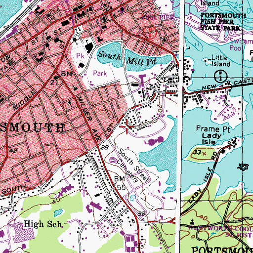 Topographic Map of Clough Field, NH