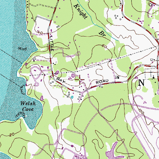 Topographic Map of Newington Town Conservation Area, NH