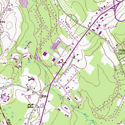 Topographic Map of Londonderry Chamber of Commerce, NH