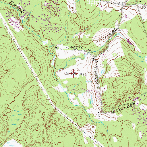 Topographic Map of Londonderry Country Club, NH