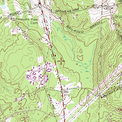 Topographic Map of Londonderry Town Pound, NH