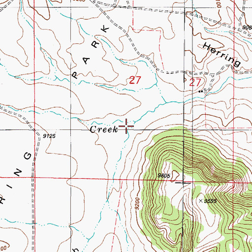 Topographic Map of Bull Gulch, CO