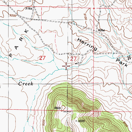 Topographic Map of Fehling Ranch, CO