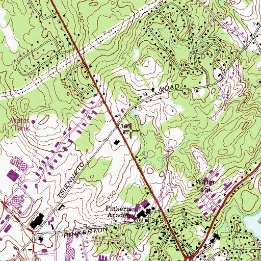 Topographic Map of Trinity Assembly of God Church, NH