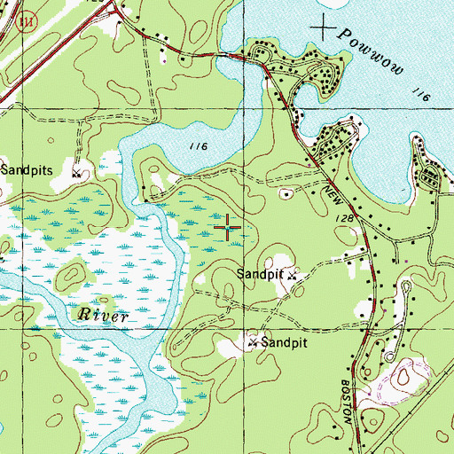 Topographic Map of Webster Natural Area, NH