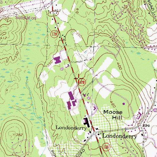 Topographic Map of Zion Christian Fellowship, NH