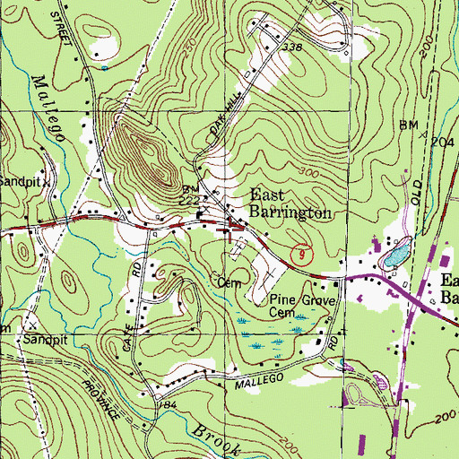 Topographic Map of Chapel of the Nativity, NH