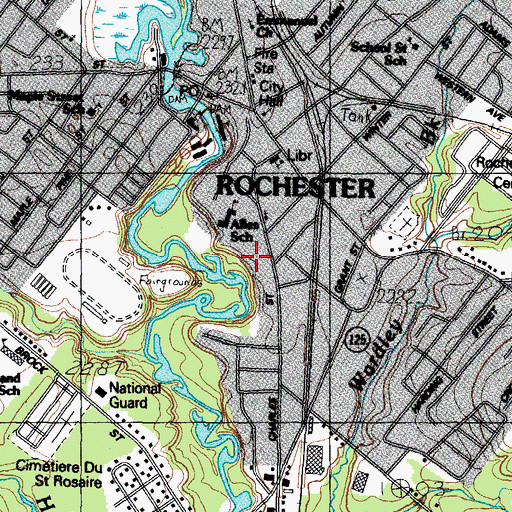 Topographic Map of Emmanuel Church, NH