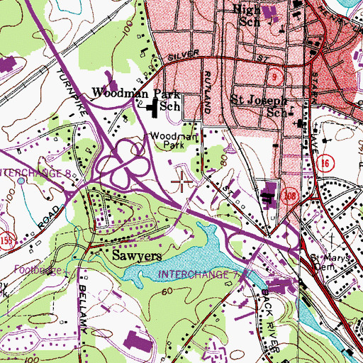 Topographic Map of McIntosh College, NH