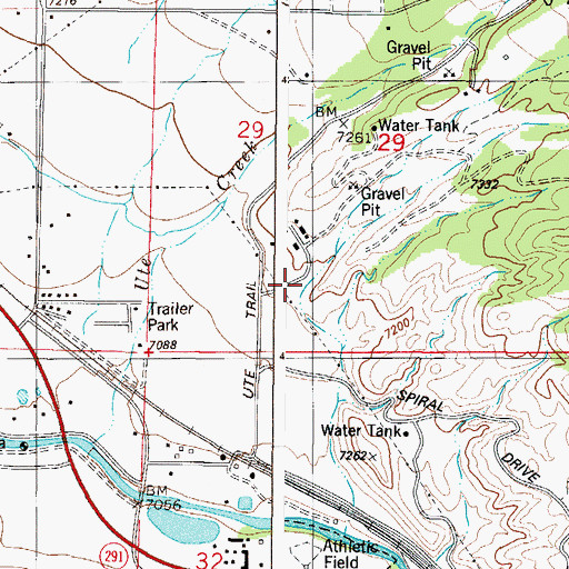 Topographic Map of Dead Horse Gulch, CO