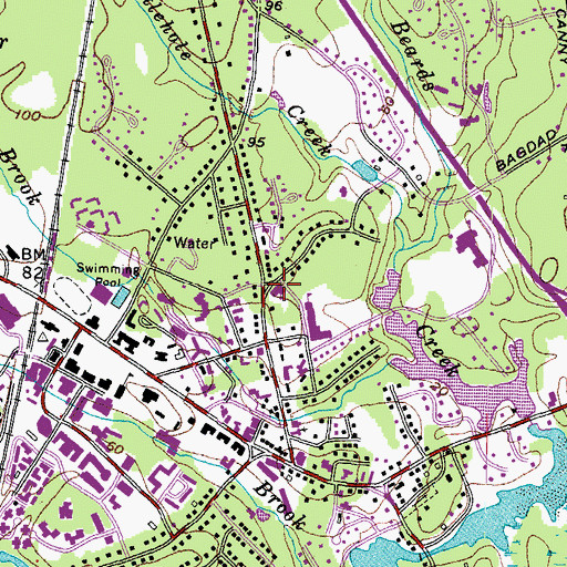 Topographic Map of Unitarian Universalist Church, NH