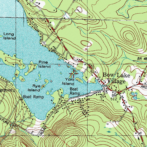 Topographic Map of York Island, NH