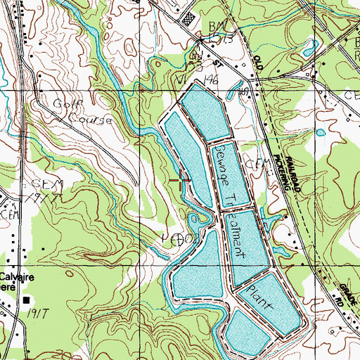 Topographic Map of Interchange 11, NH