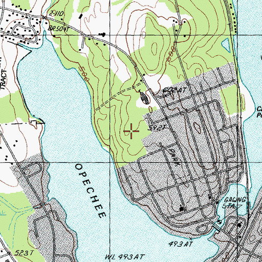 Topographic Map of Bond Park, NH